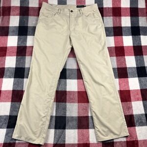 Dunning Golf Everbest Pants Mens 38x29" Beige Lightweight Stretch Performance